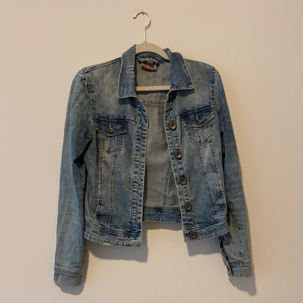 Distressed Jean Jacket